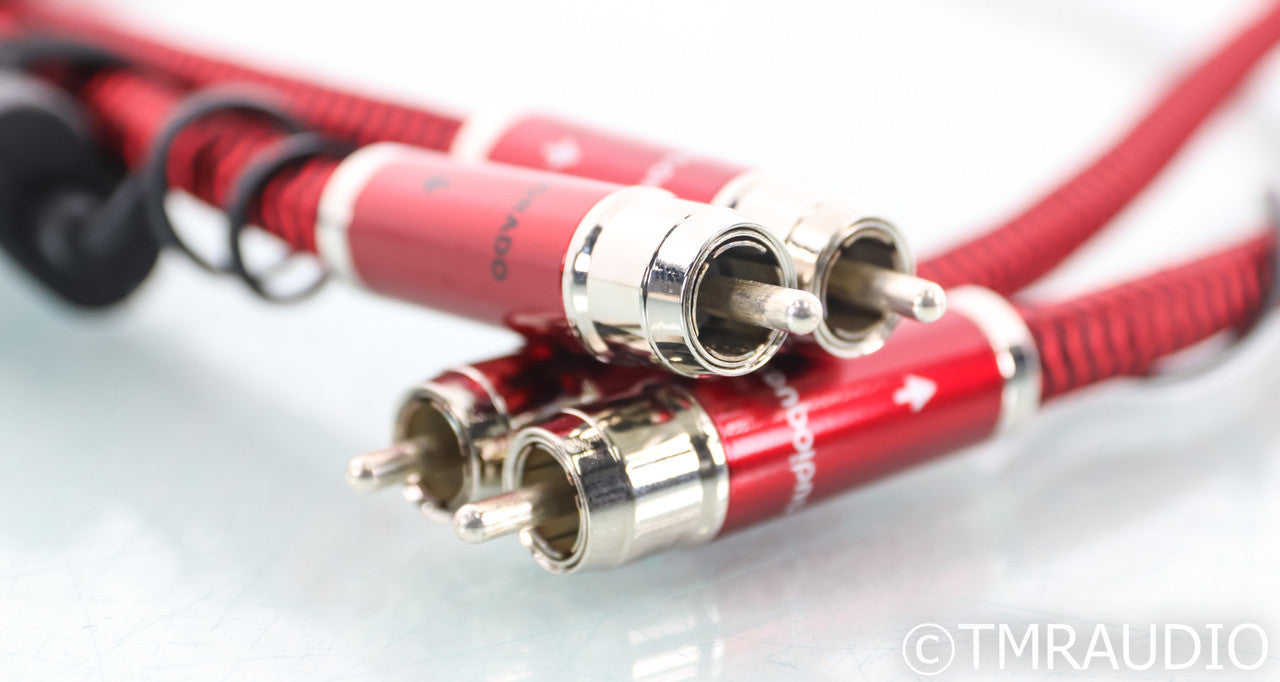 AudioQuest Colorado RCA Cables; 1m Pair Interconnects; 72v DBS