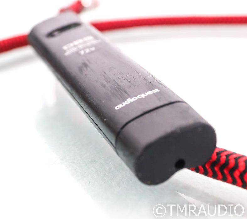 AudioQuest Colorado RCA Cables; 1m Pair Interconnects; 72v DBS