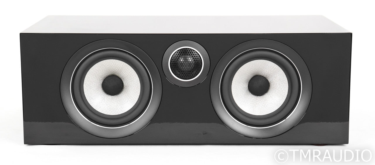 B&W HTM72 S2 Center Channel Speaker; HTM-72 S-2; Piano Black