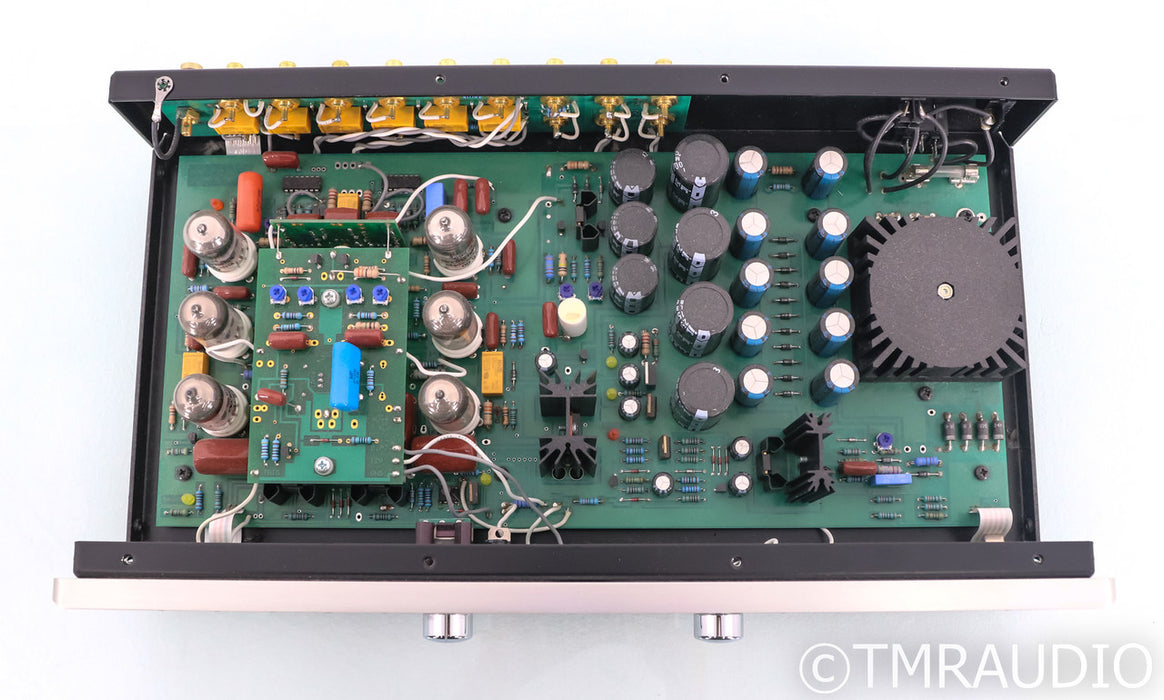 Herron Audio VTSP-3A Stereo Tube Preamplifier; Remote; VTSP3A; Silver