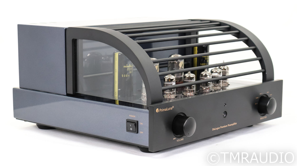 PrimaLuna DiaLogue Premium Stereo Tube Preamplifier; Remote; Black