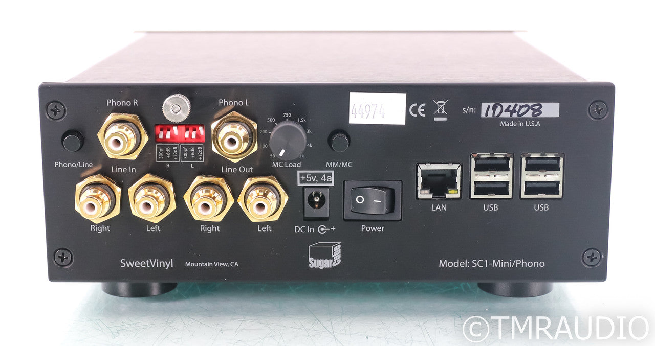 SweetVinyl Sugarcube SC-1 Mini/Phono MM/MC Phono Preamplifier; A/D Converter