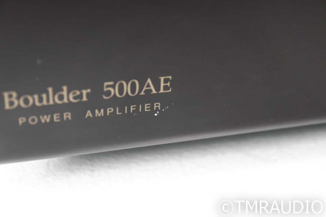 Boulder 500AE Dual Mono Power Amplifier; 500-AE; Black
