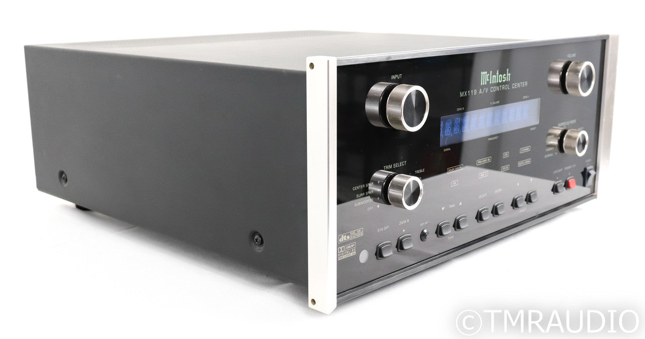 McIntosh MX119 5.1 Channel Home Theater Processor; Remote; MM Phono
