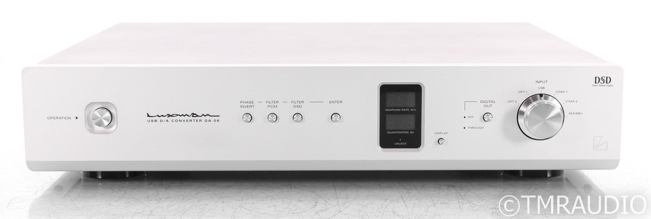 Luxman DA-06 DAC; DA06; D/A Converter; USB; Silver