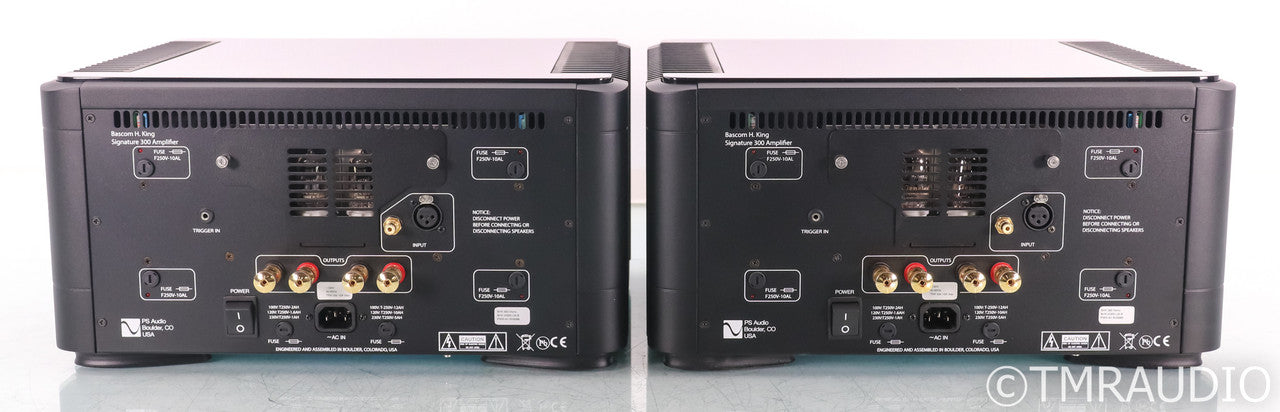 PS Audio BHK Signature 300 Mono Tube Hybrid Power Amplifier; Black Pair (Used)