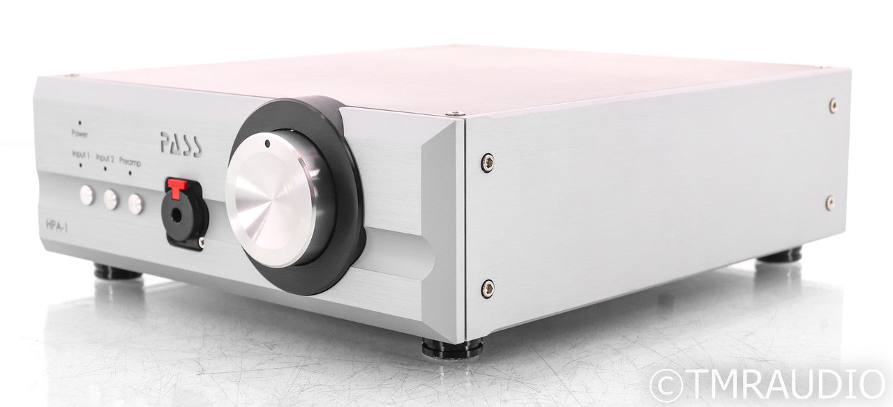 Pass Labs HPA-1 Headphone Amplifier; HPA1; Silver