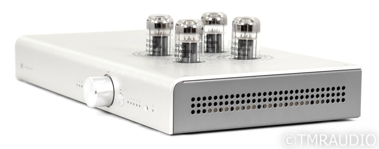 Schiit Freya Stereo Tube Hybrid Preamplifier; Remote; Silver