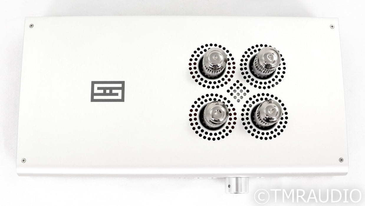Schiit Freya Stereo Tube Hybrid Preamplifier; Remote; Silver