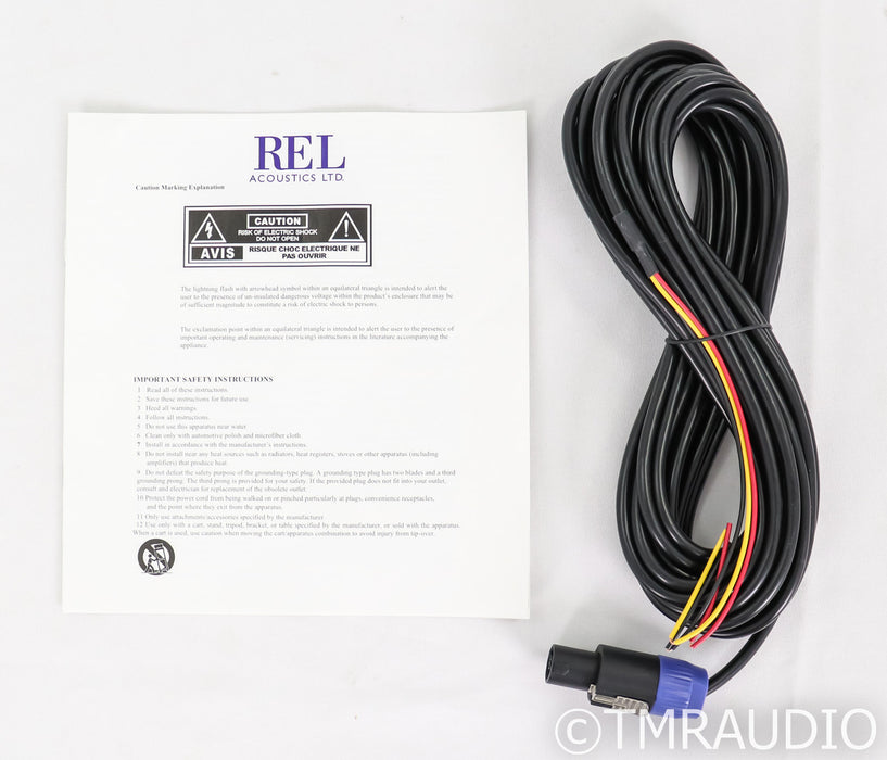 REL T/Zero MkIII 6.5" Powered Subwoofer; Piano White (Open Box)