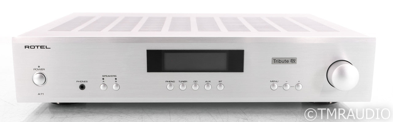 Rotel A11 Tribute Stereo Integrated Amplifier; Silver (Open Box
