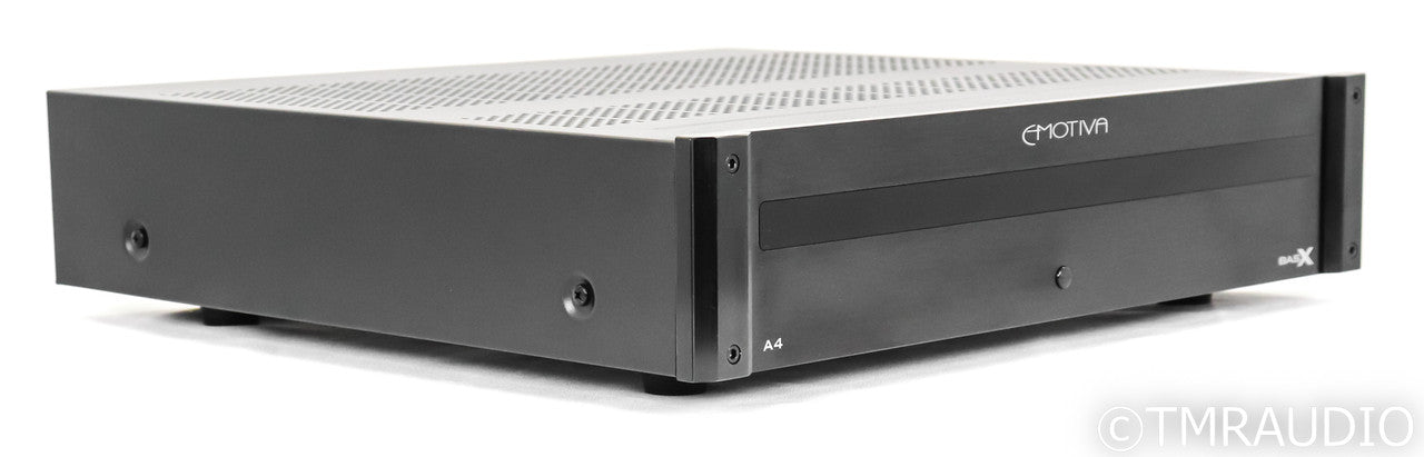 Emotiva BasX A4 4-Channel Power Amplifier; Black; A-4