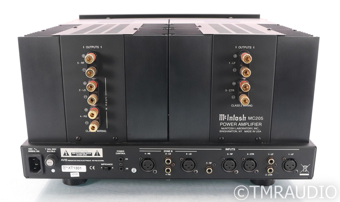 McIntosh MC205 5 Channel Power Amplifier; MC-205