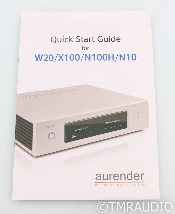 Audrender N100H Network Server / Streamer; Silver; 2TB HDD