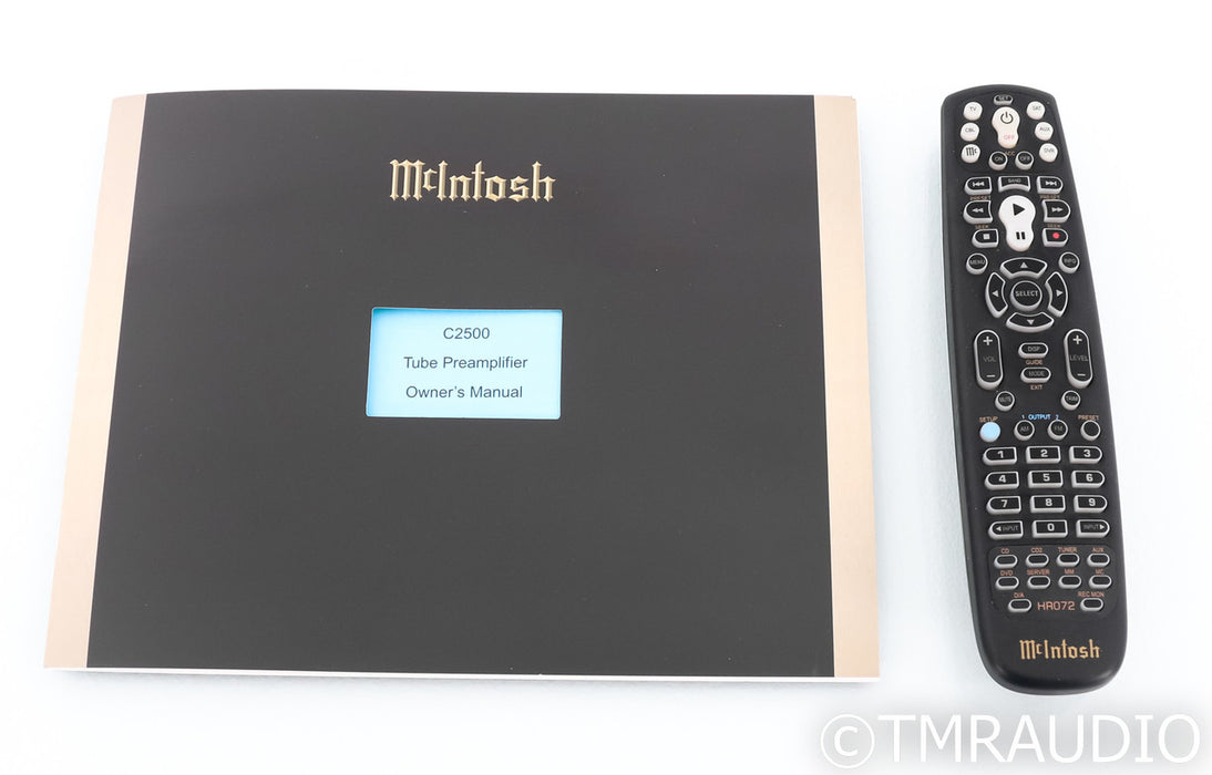 McIntosh C2500 Stereo Tube Preamplifier; Remote; DAC; MM / MC Phono