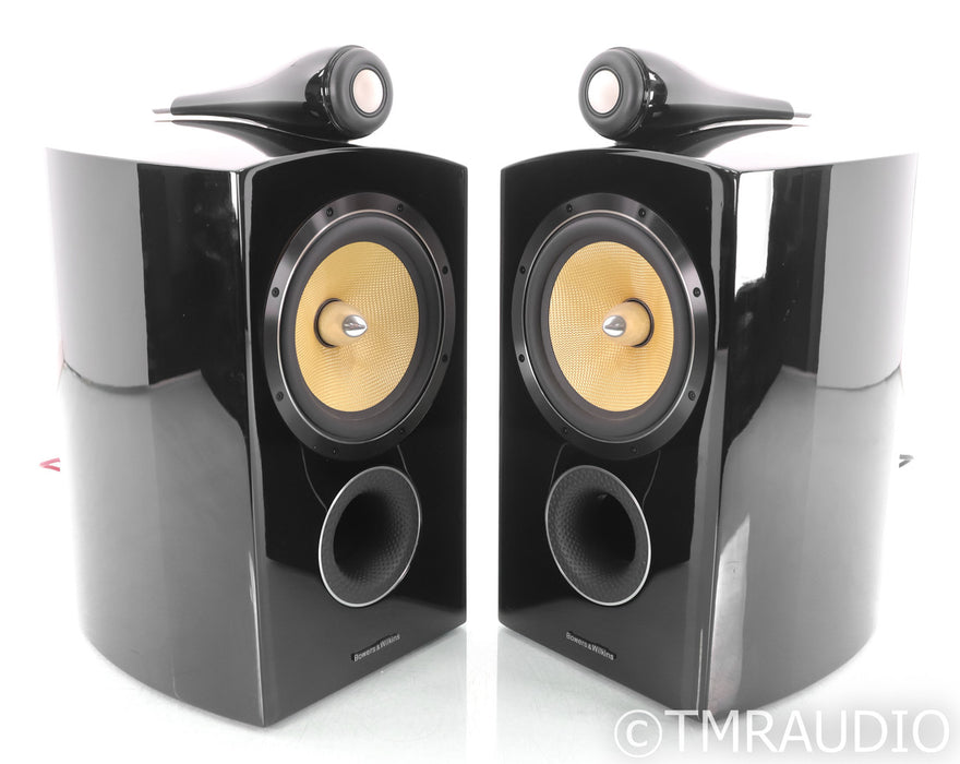 B&W 805 Diamond Bookshelf Speakers; Gloss Black Pair; D2