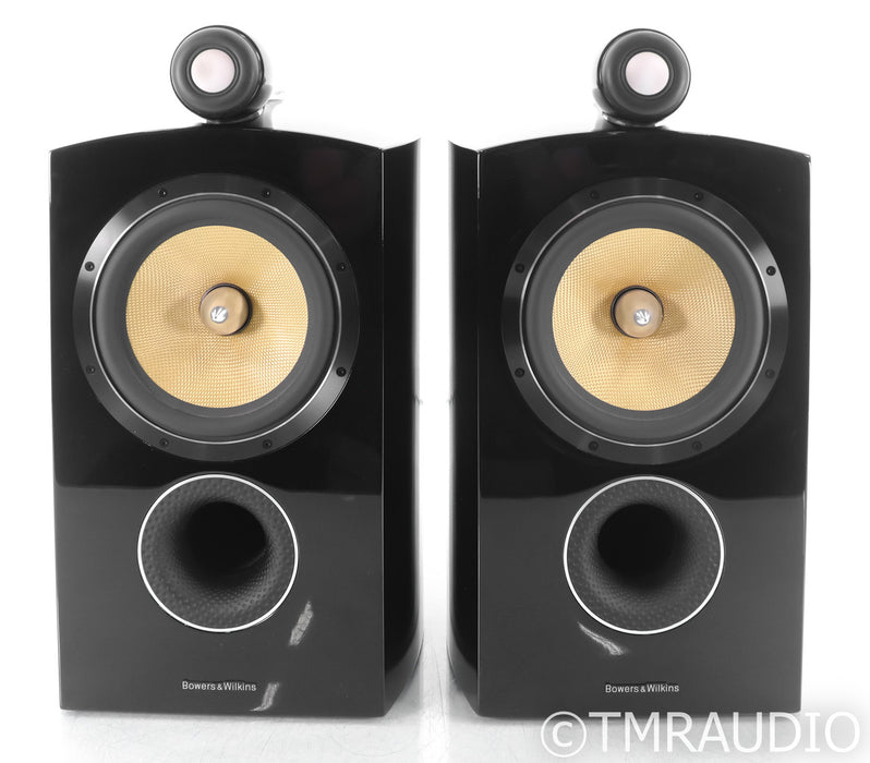 B&W 805 Diamond Bookshelf Speakers; Gloss Black Pair; D2