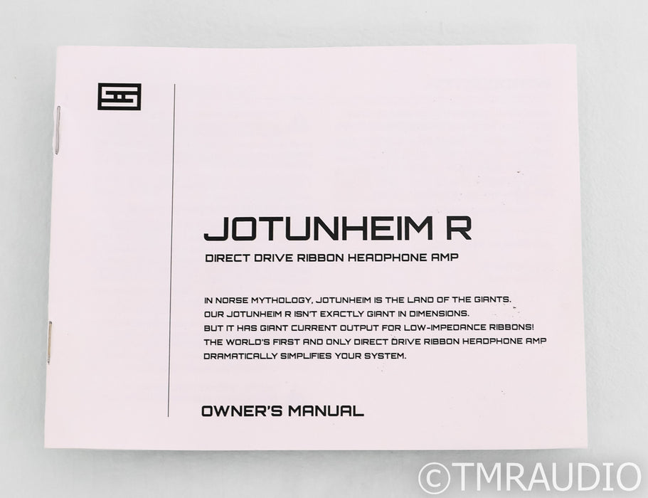 Schiit Audio Jotunheim R Headphone Amplifier / Preamplifier; Black