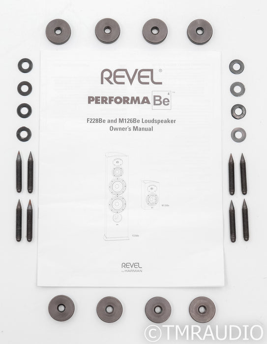 Revel F228Be Floorstanding Speakers; Silver Pair
