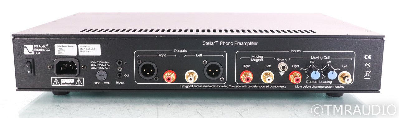 PS Audio Stellar MM / MC Phono Preamplifier; Black; Remote (Used)