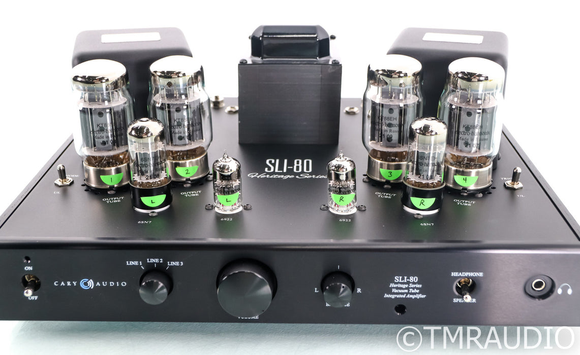 Cary Audio SLI-80HS Stereo Integrated Tube Amplifier; SLI80HS; Heritage Series