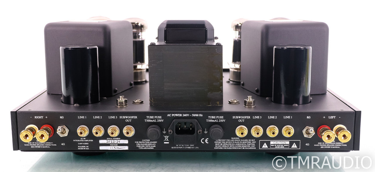 Cary Audio SLI-80HS Stereo Integrated Tube Amplifier; SLI80HS; Heritage Series