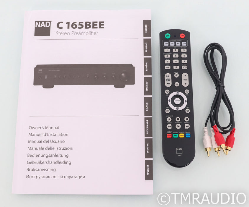 NAD C165BEE Stereo Preamplifier; C-165BEE; MM / MC Phono; Remote