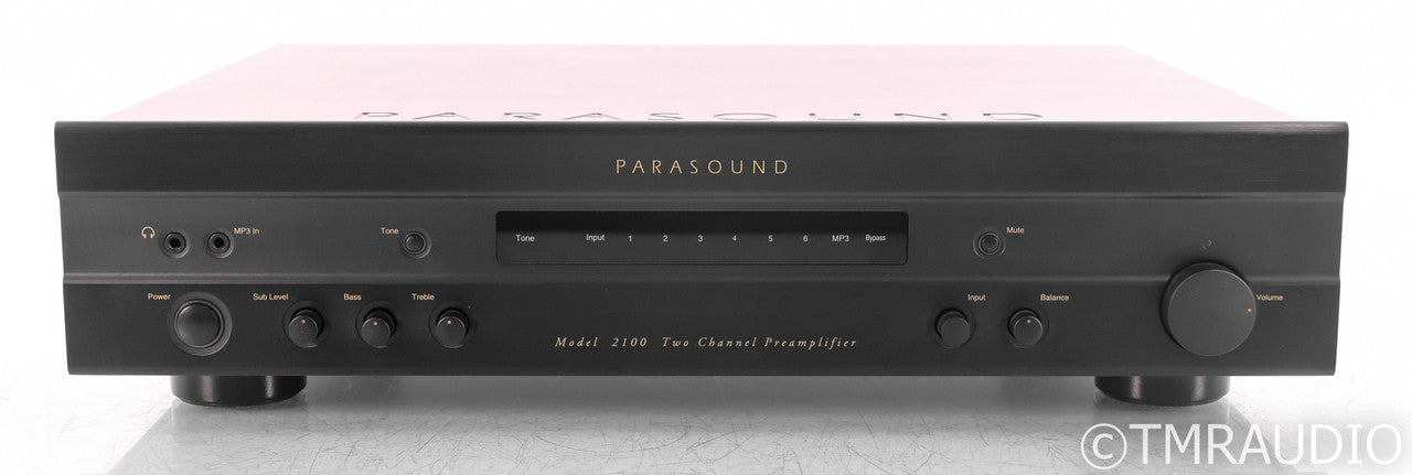 Parasound NewClassic Model 2100 2.1 Channel Preamplifier; MM / MC Phono; Remote