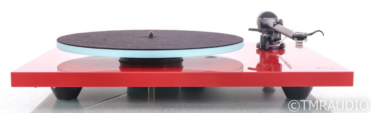 Rega Planar 2 Belt Drive Turntable; P2; Red; Carbon MM Cartridge