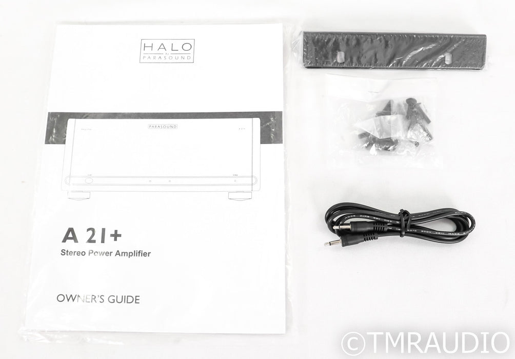 Parasound Halo A21+ Stereo Power Amplifier; Black; A-21