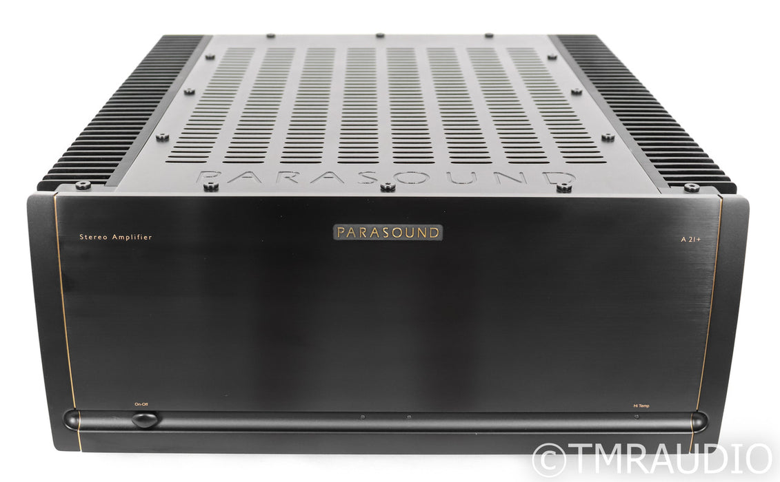 Parasound Halo A21+ Stereo Power Amplifier; Black; A-21