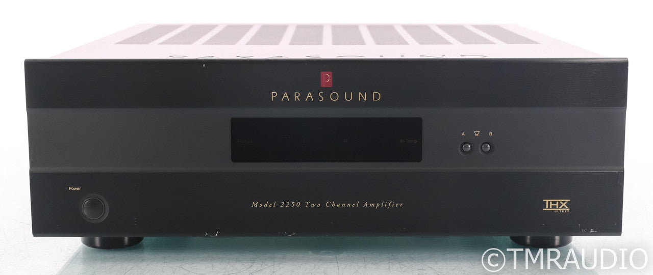 Parasound NewClassic 2250 Stereo Power Amplifier; Black