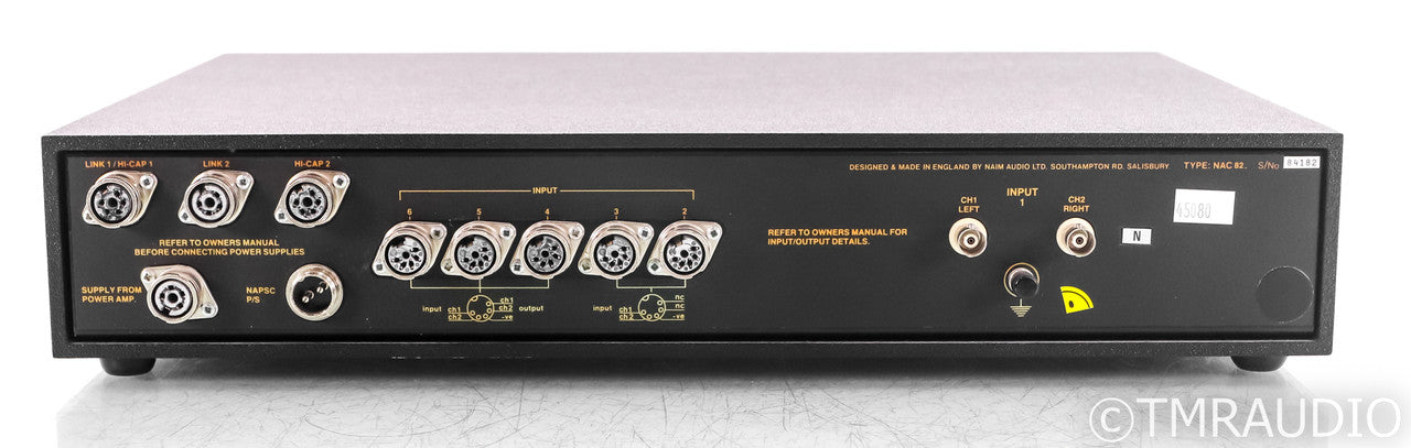 Naim NAC 82 Stereo Preamplifier; NAC82; MM / MC Phono; Remote