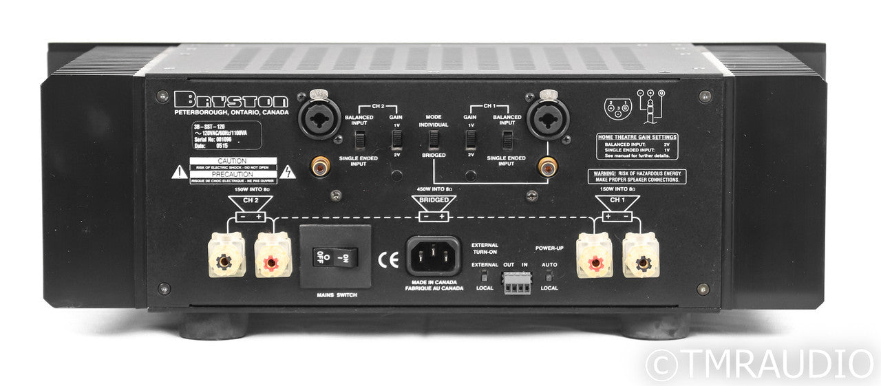 Bryston 3B SST Dual Mono Power Amplifier; 3-B