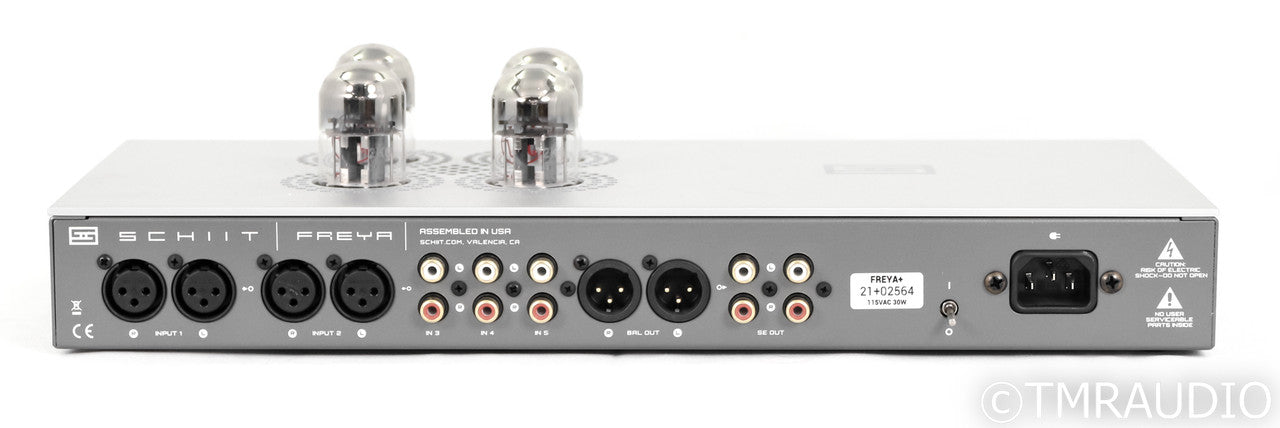 Schiit Audio Freya+ Stereo Tube Hybrid Preamplifier; Silver; Remote
