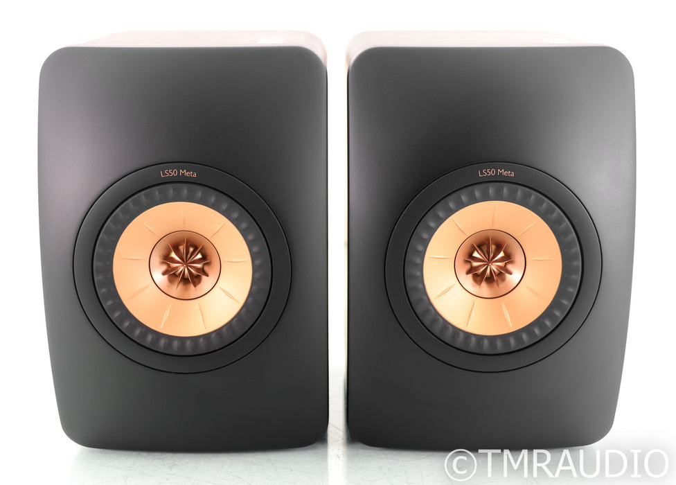KEF LS50 Meta Bookshelf Speakers; Black Pair; LS-50