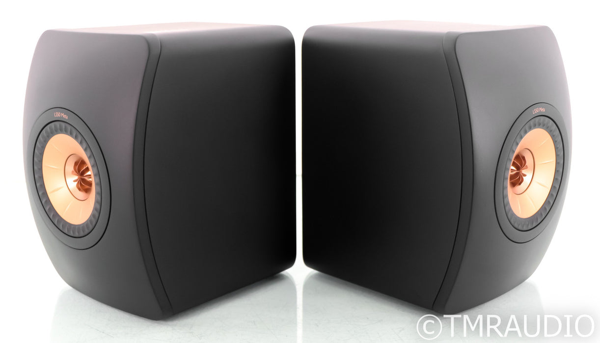 KEF LS50 Meta Bookshelf Speakers; Black Pair; LS-50