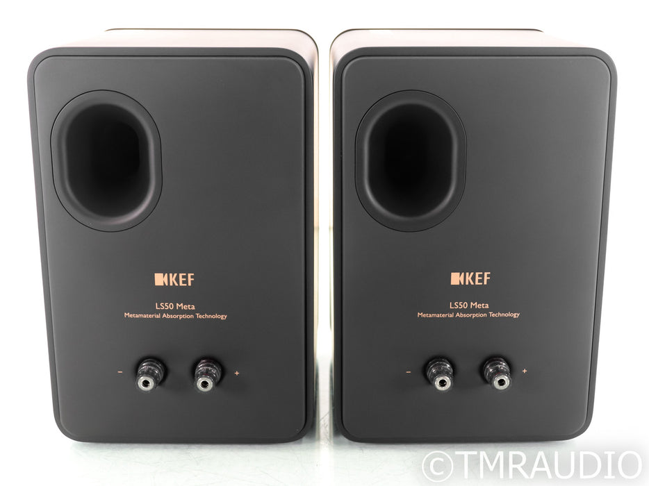 KEF LS50 Meta Bookshelf Speakers; Black Pair; LS-50