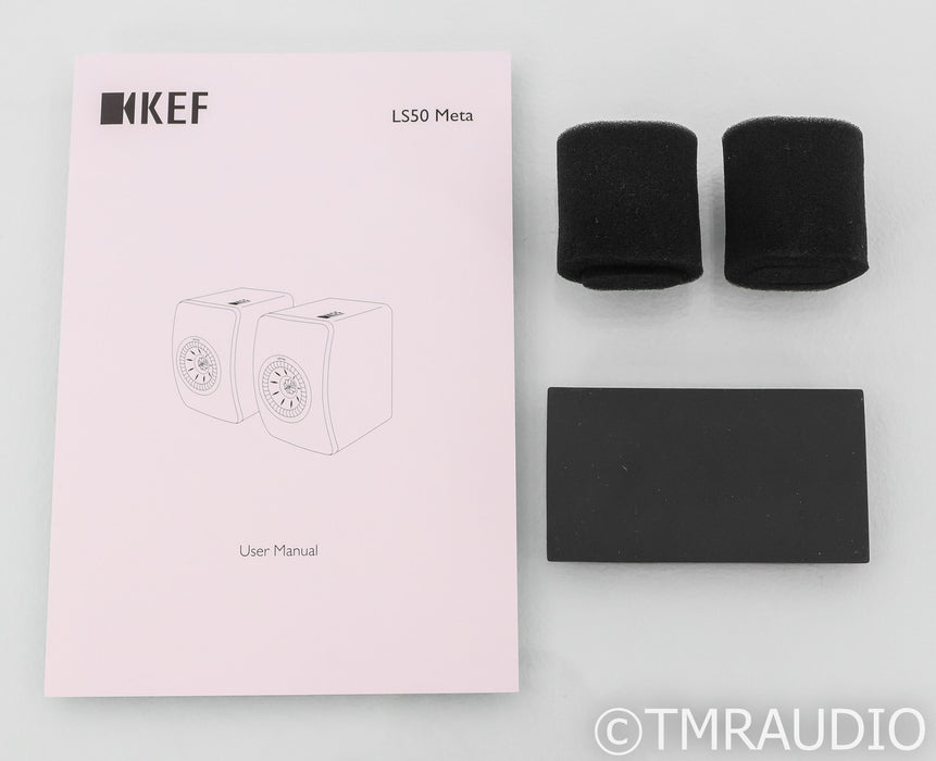 KEF LS50 Meta Bookshelf Speakers; Black Pair; LS-50