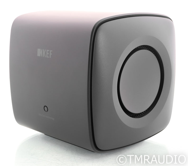 KEF KC62 Dual 6.5" Powered Subwoofer; Black; KC-62