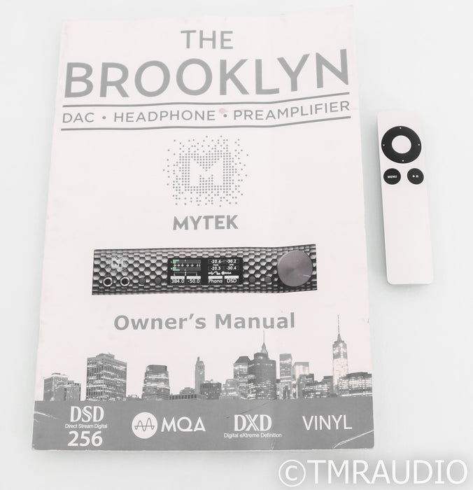 Mytek Brooklyn DAC; D/A Converter; Silver; Remote