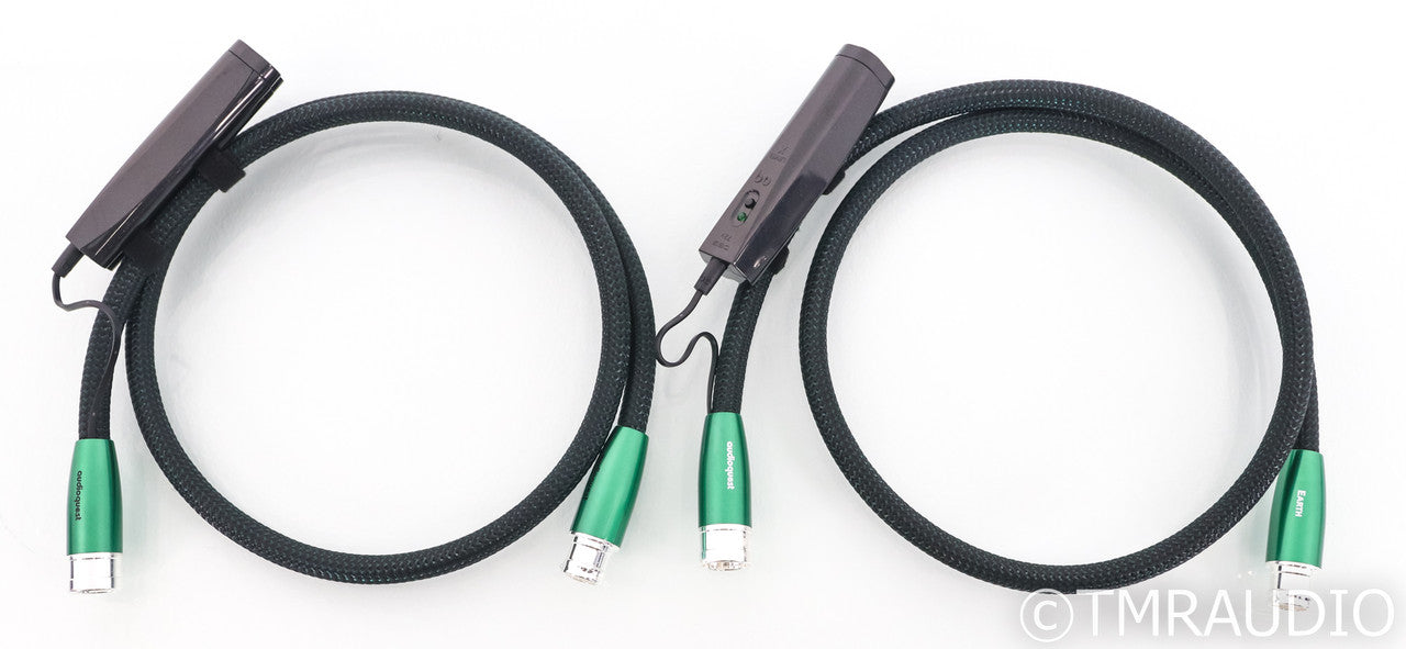 AudioQuest Earth XLR Cables; 1m Pair Balanced Interconnects (Open Box)