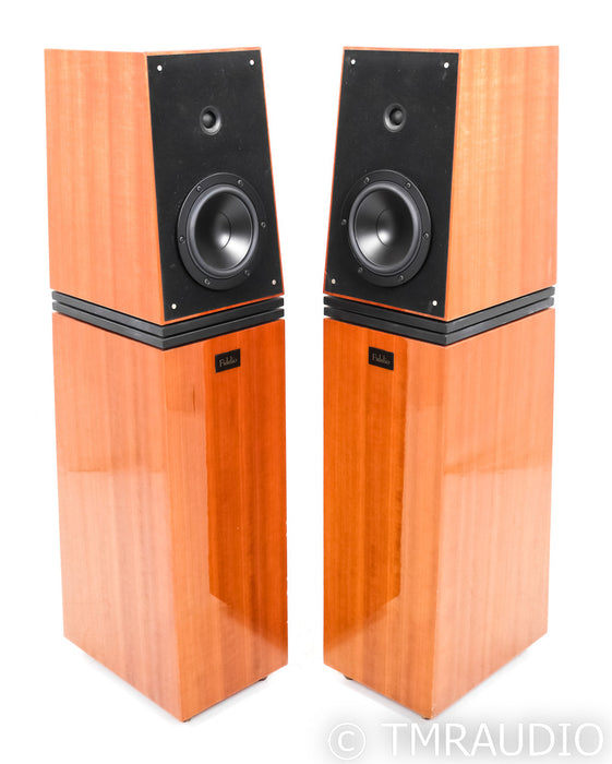 Verity Audio Fidelio Floorstanding Speakers; Makore Wood Pair