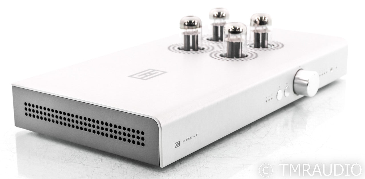 Schiit Freya+ Stereo Tube Hybrid Preamplifier; Silver; Remote