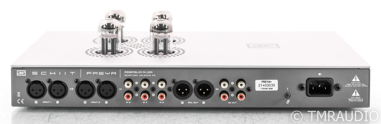 Schiit Freya+ Stereo Tube Hybrid Preamplifier; Silver; Remote