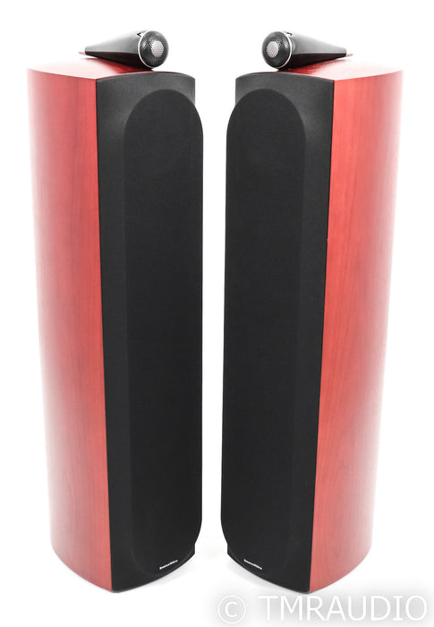 B&W 804 D3 Floorstanding Speakers; D-3; Rosenut Pair; Diamond