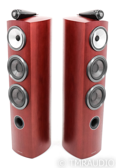 B&W 804 D3 Floorstanding Speakers; D-3; Rosenut Pair; Diamond
