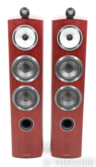 B&W 804 D3 Floorstanding Speakers; D-3; Rosenut Pair; Diamond
