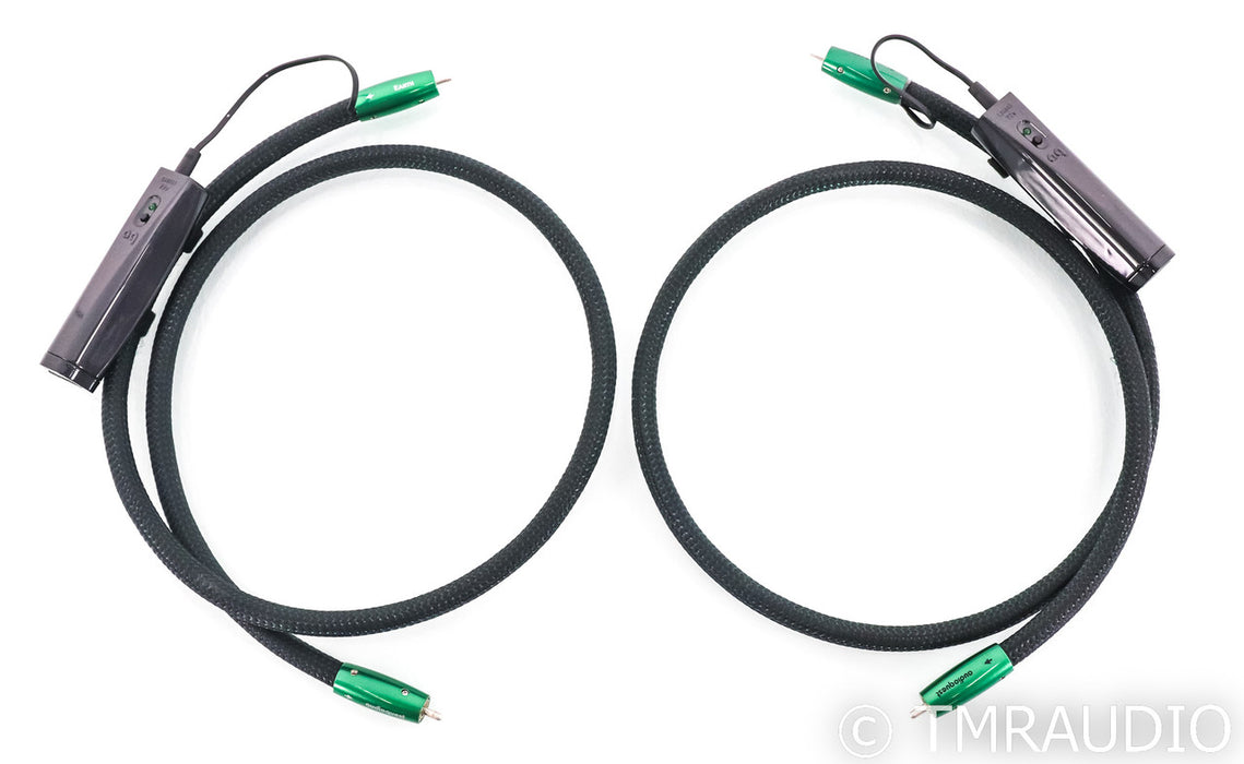 AudioQuest Earth RCA Cables; 1m Pair; 72v DBS