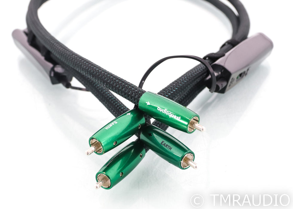 AudioQuest Earth RCA Cables; 1m Pair; 72v DBS